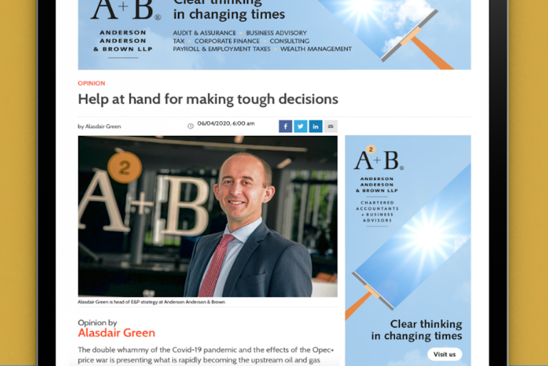 Marketing campaigns across digital and print media